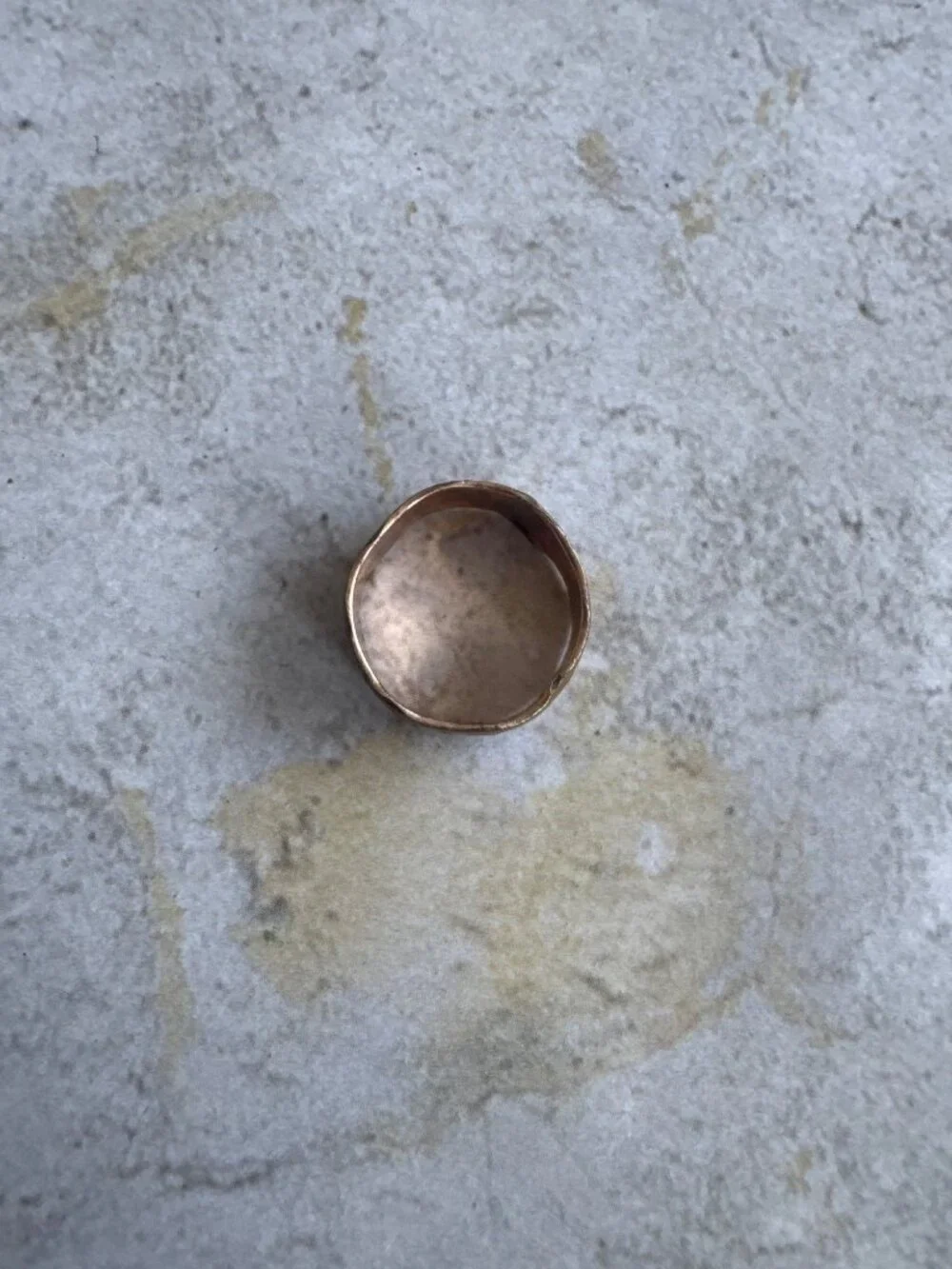 TINY 10K Gold Filled Vintage Ringe Size 4 Clark & Coombs C & C Stamped Band